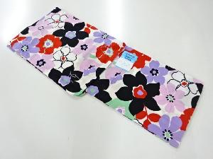 未使用品　花模様浴衣